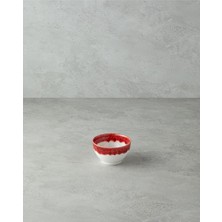 Zg Store Larry Porselen Kase 10 cm Kırmızı