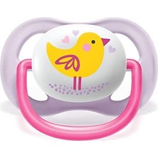 Zg Store Ultra Air Emzik, Kız Bebekler Için 0-6 Ay, 2’li Paket, Ortodontik Silikon, Geniş Hava Delikli, Mikrodalga Sterilize Edilebilir, Bpa Içermez, Taşıma Kutulu, SCF080/06