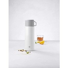 Zg Store Matara, 18 Saat Sıcak 24 Saat Soğuk Tutar, Paslanmaz Çelik, Beyaz, 1 Litre
