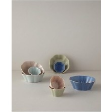 Zg Store Pure Flower Porselen Çerezlik Açık Mavi