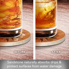 Zg Store Thirstystone Spiral Sun Altlık, Çok Renkli