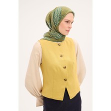 Silk Home Tencel Monare Eşarp Osmanlı Desen Yeşil 90X90