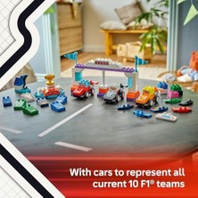 Zg Store Town F1 Takımı Yarış Arabaları ve Sürücüler 10445-2 Yaş ve Üzeri Çocuklar Için Eğitici ve Yaratıcı Oyuncak Yapım Seti (70 Parça)
