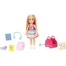 Zg Store Seyahatte Chelsea Bebek ve Aksesuarları Oyuncakları, Chelsea™ Bebek ve Aksesuarları, Yavru Köpeğiyle Seyahat Seti HJY17