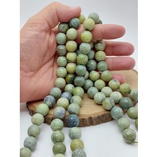 Peridot (Zebercet) Taşı Bal Peteği Faset Kesim Dizi 14MM(62270)