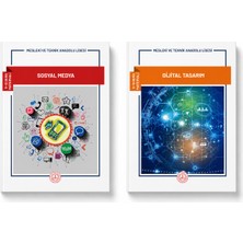 Meb Mesleki ve Teknik Anadolu Lisesi Sosyal Medya + Dijital Tasarım Ders Materyali Seti (2 Kitap) | 11-12. Sınıf Meslek Dersleri
