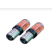 Kuzey Aksesuar 144 LED Kırmızı Çift Duy 12V Yüksek Işık Kalitesi