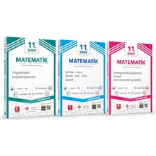 Sonuç Yayınları 11. Sınıf Matematik Kazanım Merkezli Soru Kitapçığı 3'lü Set Trigonometri Analitik Geometri Çember Daire Fonksiyonlar