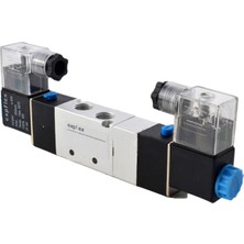 Expflex 4V230C-08 Çift Bobin Valf Kapalı Merkez 5-3 1/4 (24V)