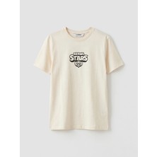 Lc Waikiki Yeni Sezon Bisiklet Yaka Brawl Stars Baskılı Erkek Çocuk Tişört
