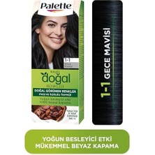Zg Store Kalıcı Doğal Renkler 1-1 Gece Mavisi Kakao Yağı & Yulaf Çekirdeği Özlü Saç Boyası