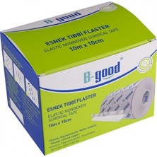 B-Good Esnek Tıbbi Flaster 10mX10cm Beyaz Renk Hassas Ciltler İçin Hipoalerjenik Özellik