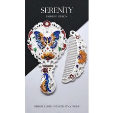 Serenity Özel Kutusunda Çeyizlik Hediyelik Katlanır Mistik Ayna Takımı06