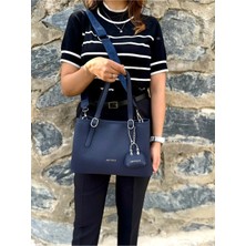 Just Polo Kadın Yeni Sezon Büyük Boy Yumuşak Deri Lüks El & Omuz Çantası Shopper