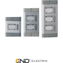 End Elektrik 2 Li Alüminyum Zil Butonu Kolay Kurulum ve Şık Tasarım ile Uzun Ömürlü Kullanım