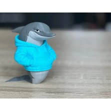 Teknokup Kapüşonlu Yunus Balığı Figürü 10CM