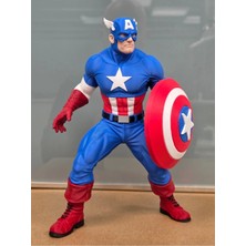 Teknokup Captain America Figürü 20CM-3D Baskı-Kolleksiyonluk Biblo