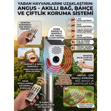 Sentkeng Yaban Hayvanı ve Izinsiz Girenleri Caydırmak Için Tasarlanmış, Güneş Enerjisiyle Çalışan, Uzaktan Kumandalı Akıllı Alarm Sistemi