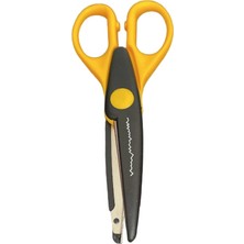Belirtilmemiş Fiskars Çok Amaçlı Mutfak Makası Sarı Saplı Paslanmaz Çelik Dişli Bıçaklı Makas