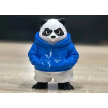 Teknokup Kapüşonlu Panda Figürü 10CM-3D Baskı-Kolleksiyonluk Biblo