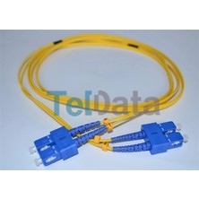 Teldata TLD-SC115 Sc-Upc-Sc-Upc Sm Dx 5 Metre Fıber Optık Patchcord