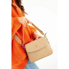 Just Polo Kadın Kabartma Desenli El ve Omuz Çantası 234073MH