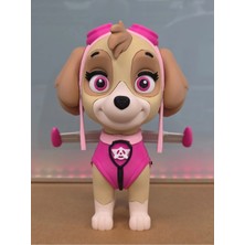 Teknokup Skye Paw Patrol Figür 20 Cm-3d Baskı-Kolleksiyonluk Biblo