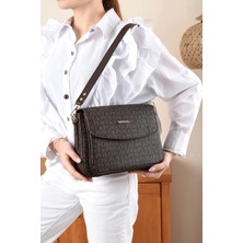 Just Polo Kadın Yeni Sezon Baskılı Büyük Boy El ve Omuz Çantası 342184PC