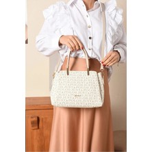 Just Polo Kadın Baskılı Ayarlanabilir Askılı Shopper El & Omuz Çantası Shoulder Bag
