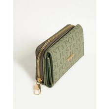 Just Polo Kadın Bol Kartlık ve Kağıt Para Bölmeli Bölmeli Fermuarlı & Kapaklı Cüzdan Shopper