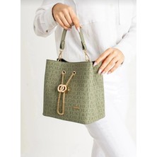 Just Polo Kadın Aksesuar Detaylı Ayarlanabilir Askılı Şık El & Omuz Çantası Shoulder Bag Ebat : 22 x 23 cm