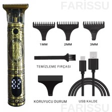 Premini Şarjlı Kablosuz Saç ve Sakal Kesme Makinesi RF-1865