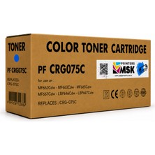 MSK Printers Canon I-Sensys MF664CDW Uyumlu Çipli Mavi Toner