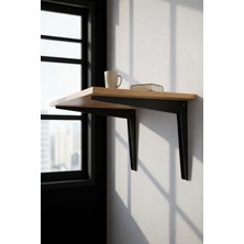 RafAks 30 cm Duvara Monte Açılır Kapanır Masa Ayağı, Raf Tutucu, Metal L Ayak, 1 Takım (2 Adet) -Ahşap Dahil Değildir