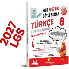 Sinan Kuzucu Yayınları Sinan Kuzucu  2027 Lgs Meb Böyle Sorar 8. Sınıf Türkçe Soru Bankası Video Çözümlü