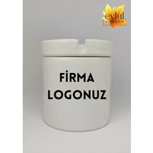 Eylül Design Firmanız Özel Logolu Baskılı Seramik Küllük Kokusuz Kültablası