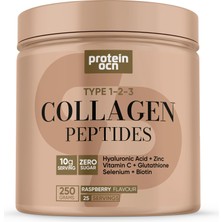 Proteinocean Collagen - Kolajen Ahududu - 6 Vitamin İlaveli - Tip 1-2-3 - 250 gr 25 Servis