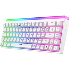 Gameagle %65 Kablolu Rgb Mekanik Gaming Klavye, Tam Anti-Ghosting, 50 Milyon Tuş Ömrü, 11 Farklı Rgb Efekt, 69 Tuşlu Oyuncu Klavyesi