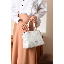 Just Polo Kadın Baskılı Ayarlanabilir Askılı Shopper El & Omuz Çantası Shoulder Bag