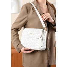 Just Polo Kadın Yeni Sezon Baskılı Büyük Boy El ve Omuz Çantası 342184PC