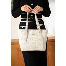 Just Polo Kadın Yeni Sezon Baskılı El ve Omuz Çantası 232205PC
