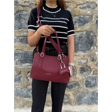 Just Polo Kadın Yeni Sezon Büyük Boy Yumuşak Deri Lüks El & Omuz Çantası Shopper