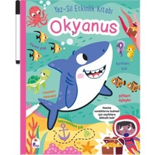 Belirtilmemiş Yaz-Sil Etkinlik Kitabı - Okyanus (Kalemli)