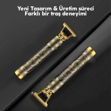 Premini Dijital Şarjlı Vintage T9 Erkek Traş Makinesi, Temizlik ve Konfor Için