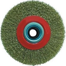 AyrStore Partner 02005 Sarı Telli Daire Fırça 150X25 mm