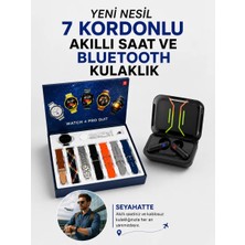 Toyigoo 2025 Model Kablosuz Kulaklık ve Yeni Nesil Akıllı Saat Metal Kayış Plastik Kayış