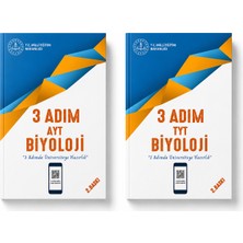 Meb 3 Adım Tyt Biyoloji + Ayt Biyoloji Soru Bankası Seti (2 Kitap) | 2. Baskı | Yks Tyt Ayt Biyoloji Hazırlık Kaynak Kitapları