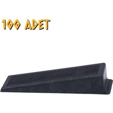 Made Derz Seviye Artısı Sabitleme Takozu Siyah - 100 Adet