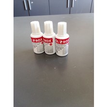 Globox Correction Fluid Sıvı Silici Kalem 3'lü Paket - Multipurpose Quick Dry White Type