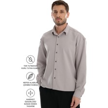 Redline Base Oversize Yumuşak Teri Emen Kolay Ütü Nefes Alan Erkek Gömlek